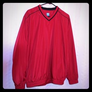 Red ProTour Golf Pullover Windbreaker